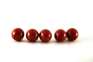 Бусины Чехия "PRECIOSA" под жемчуг 131 10 011 10 мм 5 шт клюквенный (cranberry)