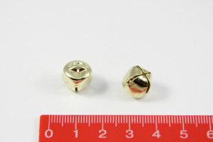 Металлические бубенчики 12 мм под золото